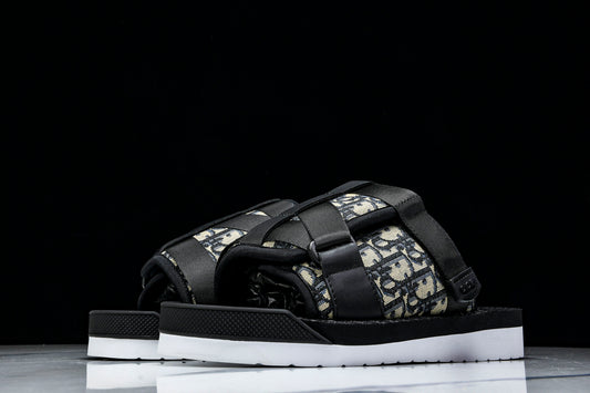 Dior Oblique Jacquard Alpha Sandals Beige/Black