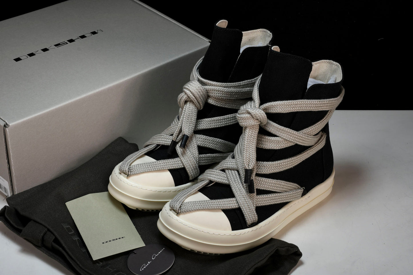 Rick Owens
Jumbo mega-laced sneaker boots