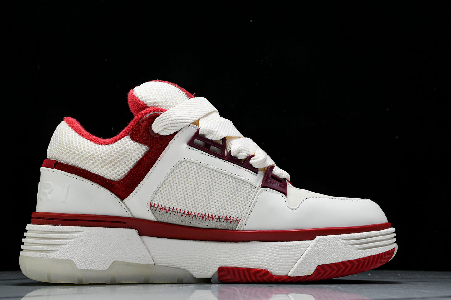 AMIRI MA-1 panelled sneakers(Red)