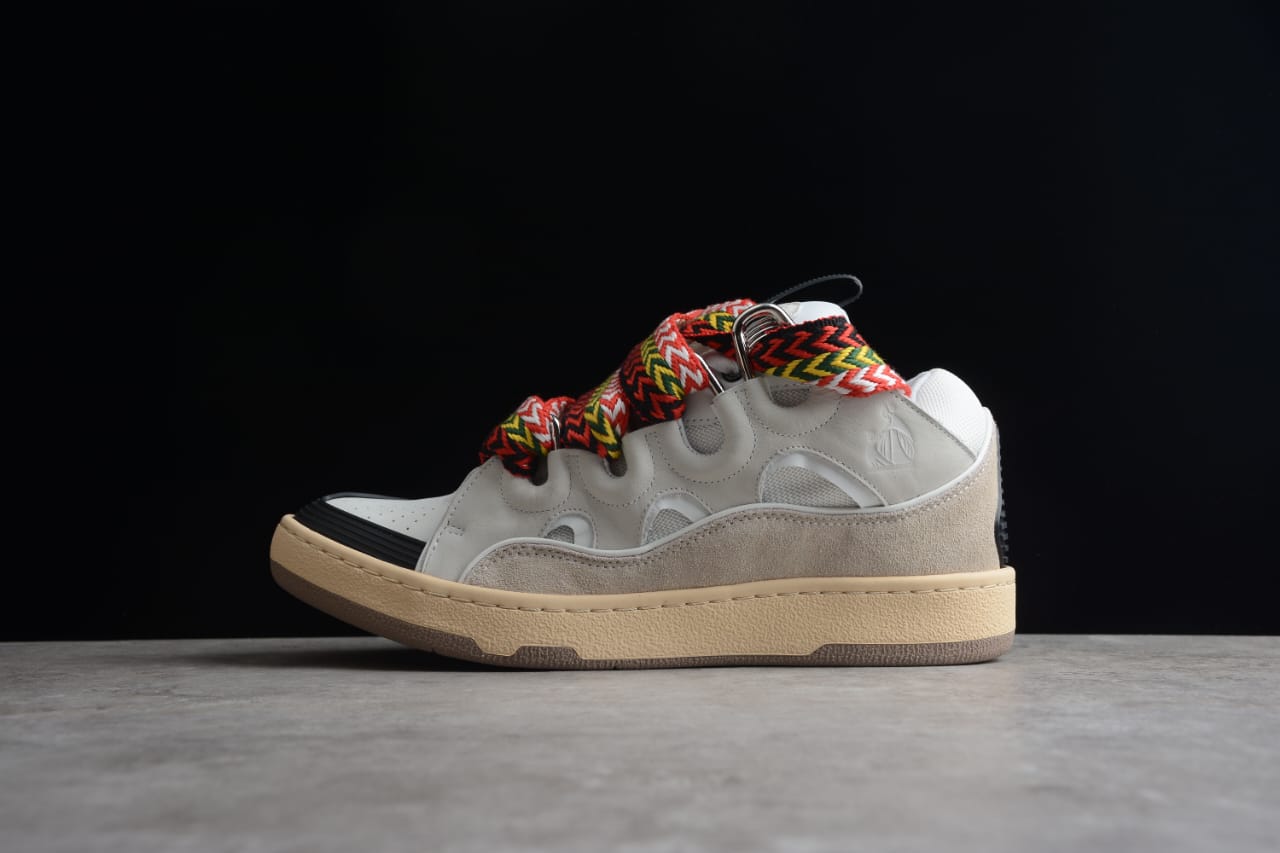Lanvin Leather Curb White Ivory