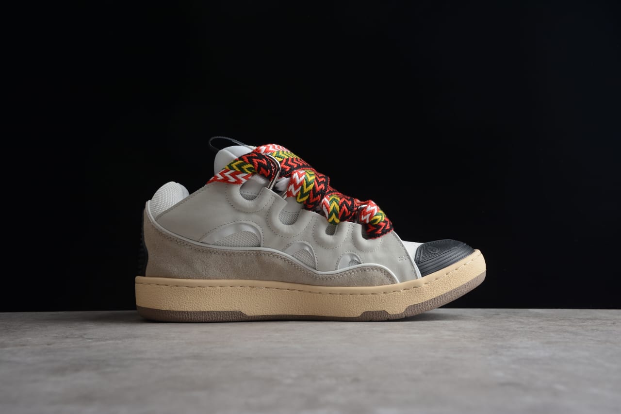 Lanvin Leather Curb White Ivory