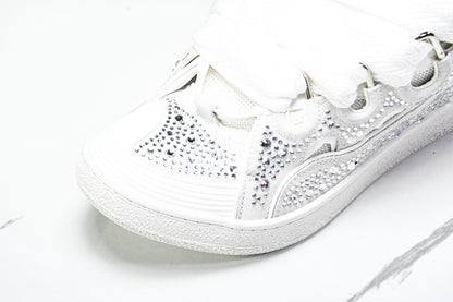 Lanvin Curb rhinestone White