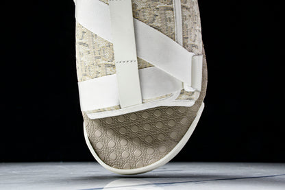 DIOR ALPHA SANDALS CREAM JACQUARD