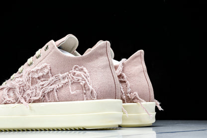 Rick Owens DRKSHDW Slashed Low "Faded Pink"