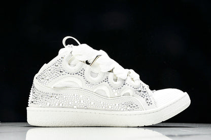 Lanvin Curb rhinestone White