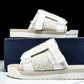 DIOR ALPHA SANDALS CREAM JACQUARD