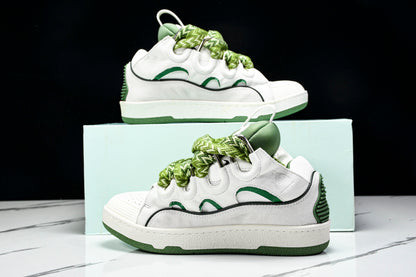 Lanvin calf suede chunky lace-up sneakers (G&W)
