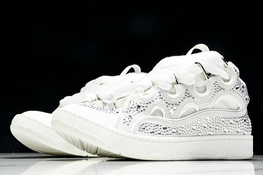 Lanvin Curb rhinestone White