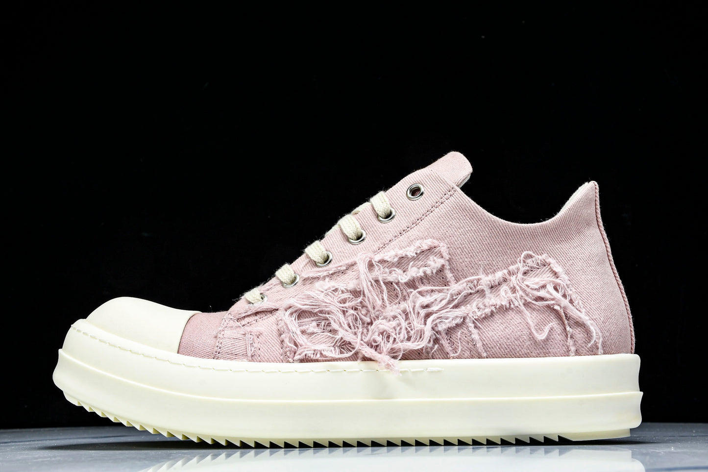 Rick Owens DRKSHDW Slashed Low "Faded Pink"