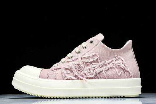 Rick Owens DRKSHDW Slashed Low "Faded Pink"