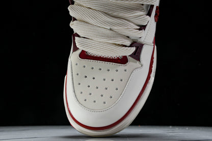 AMIRI MA-1 panelled sneakers(Red)