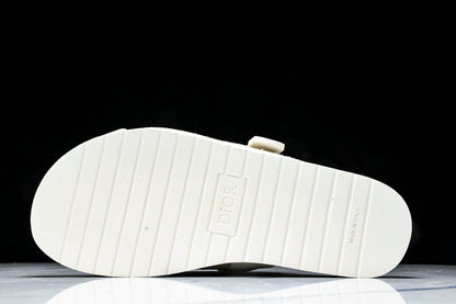 DIOR ALPHA SANDALS CREAM JACQUARD
