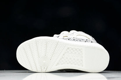 Lanvin Curb rhinestone White