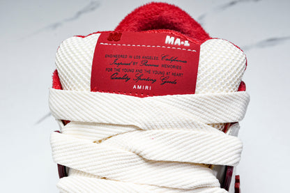 AMIRI MA-1 panelled sneakers(Red)