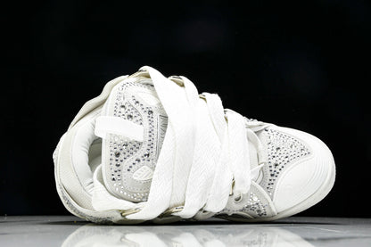 Lanvin Curb rhinestone White