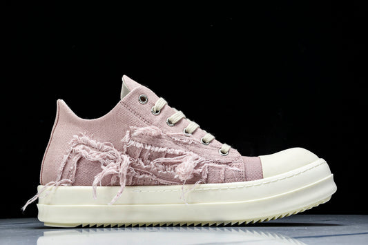 Rick Owens DRKSHDW Slashed Low "Faded Pink"