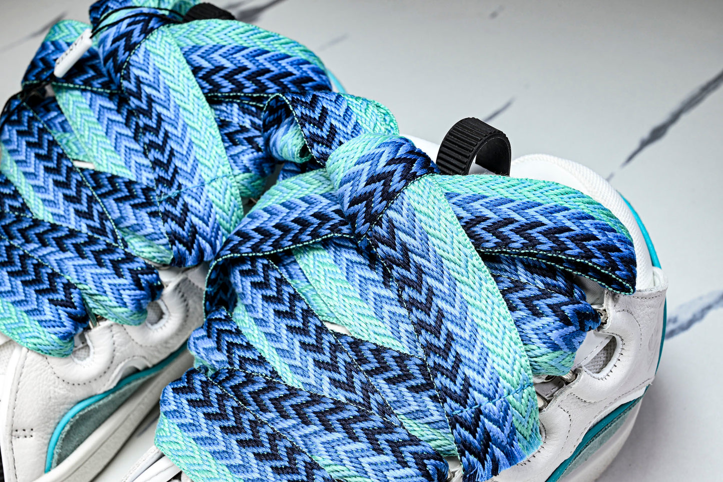 Lanvin calf suede chunky lace-up sneakers (W&B)