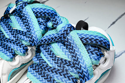 Lanvin calf suede chunky lace-up sneakers (W&B)