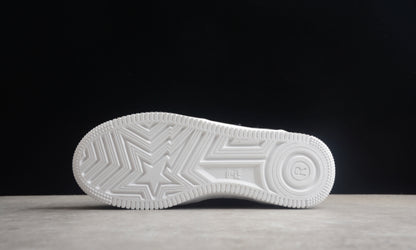 BAPE Black & Grey Patent Sta