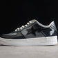 BAPE Black & Grey Patent Sta