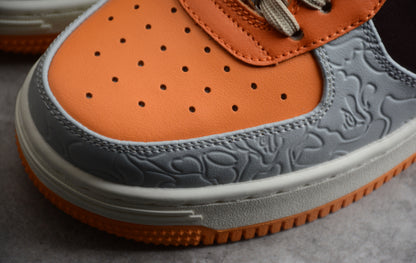A Bathing Ape Bape Sta Low Grey Orange
