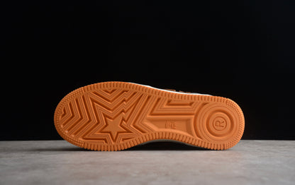 A Bathing Ape Bape Sta Low Grey Orange