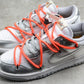 Nike Off-White × Dunk Low 'Metallic Silver'